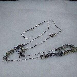 Coldwater Creek Ombre Crystal Necklace‎